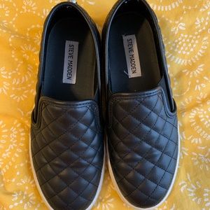 Steve Madden Leather Slip-Ons